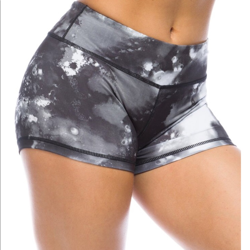 IAB Booty Shorts Black Galaxy XS